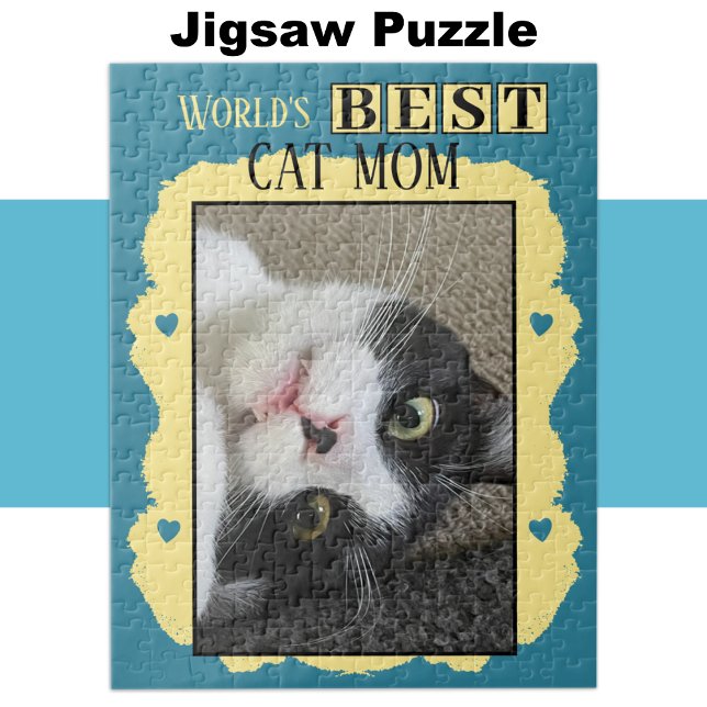Puzzle La mejor madre del gato agrega amarillo foto (Subido por el creador)