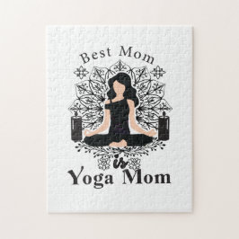 Puzzle la mejor madre es la mamá del yoga