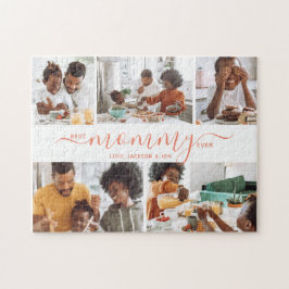 Puzzle La mejor mami Collage de fotos del día de la madre