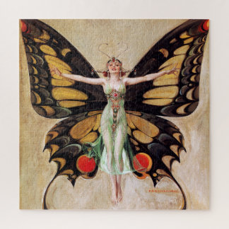 Puzzle La metamorfosis de la chica flapper a mariposa 192