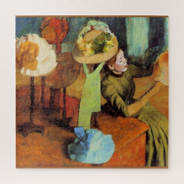 Puzzle La Millinery Shop de Edgar Degas, (Vertical)