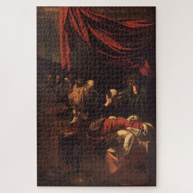 Puzzle La muerte de la Virgen (1604-1606) por Caravaggio (Vertical)