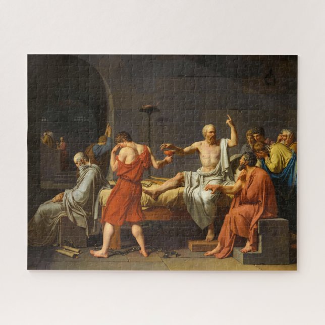 Puzzle La muerte de Sócrates, La Mort de Sócrates, 1787 (Horizontal)