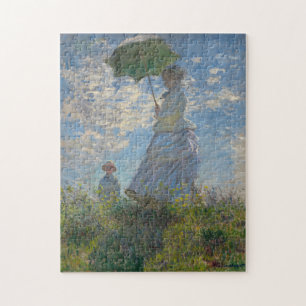 Puzzle La mujer de Claude Monet con una sombrilla (El pas