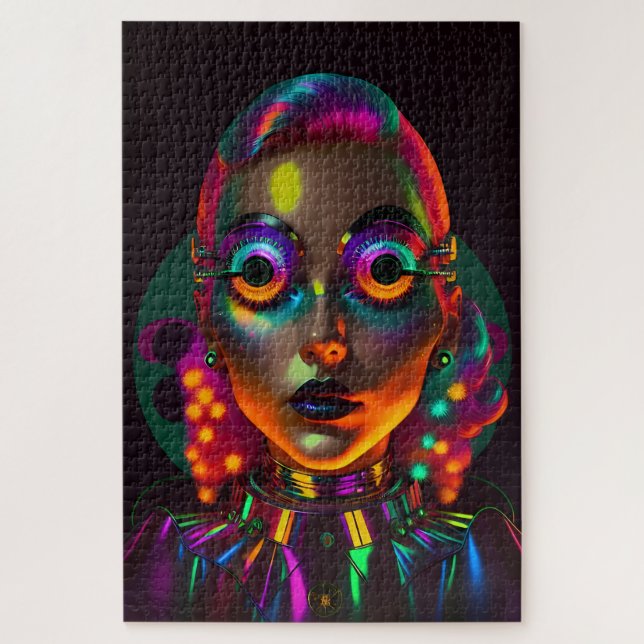 Puzzle La mujer eléctrica (Vertical)