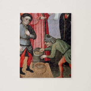 Puzzle La multiplicación milagrosa del grano, detalle