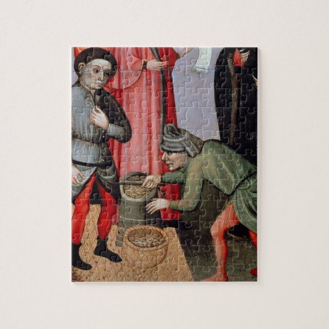 Puzzle La multiplicación milagrosa del grano, detalle (Vertical)