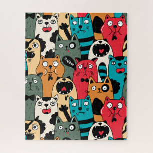 Puzzle La multitud de gatos