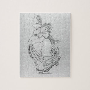 Puzzle La musa de la danza, placa VI de una estafa de la