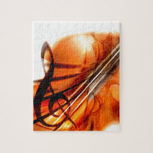 Puzzle La música ató danza del destino del violín de los