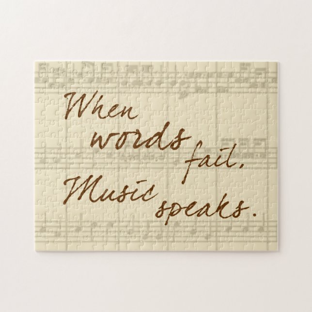 Puzzle La música habla (Horizontal)