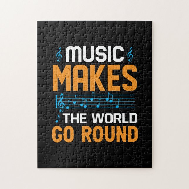 Puzzle La música hace que el mundo gire (Vertical)