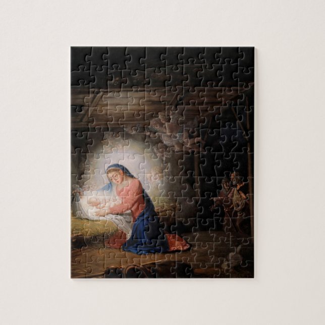 Puzzle La Natividad de Cristo (por Vladimir Borovikovsky) (Vertical)