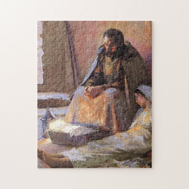 Puzzle La Natividad De Gari Melchers (Vertical)