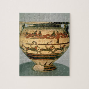 Puzzle La negro-figura temprana columna-krater del