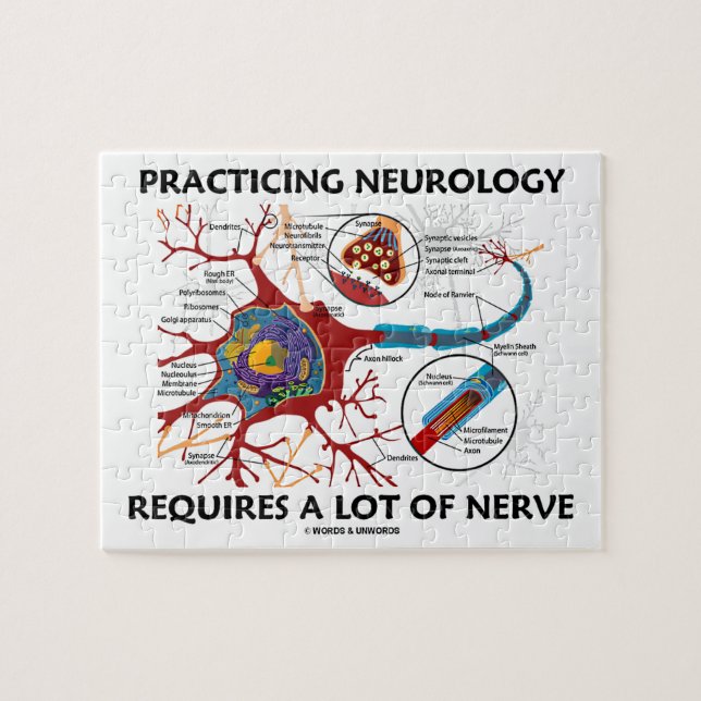 Puzzle La neurología practicante requiere mucho nervio (Horizontal)