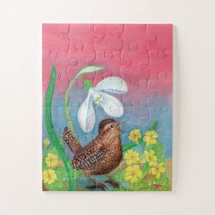 Puzzle La nevada y el pájaro de la serrana llaman a la pr