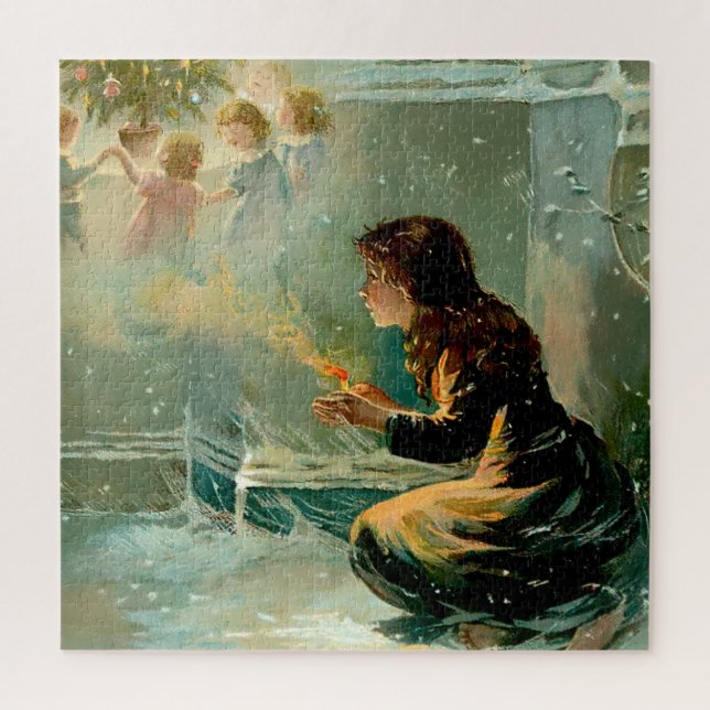 Puzzle "La niña de los fósforos" de E S Hardy (Vertical)