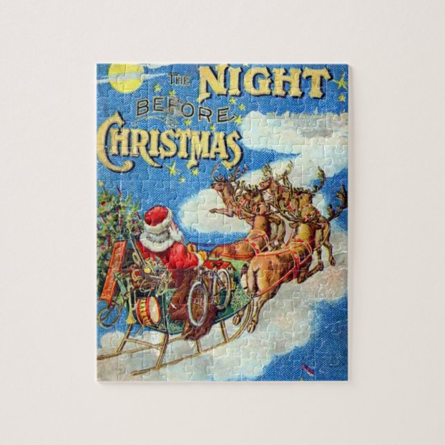 Puzzle La noche antes de los Navidades (Vertical)