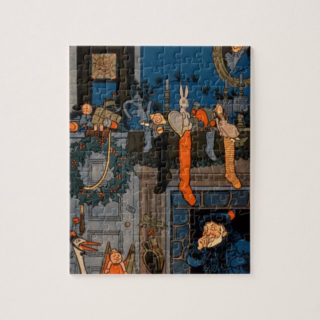 Puzzle La noche antes del navidad, por Denlow, 1903 (Vertical)