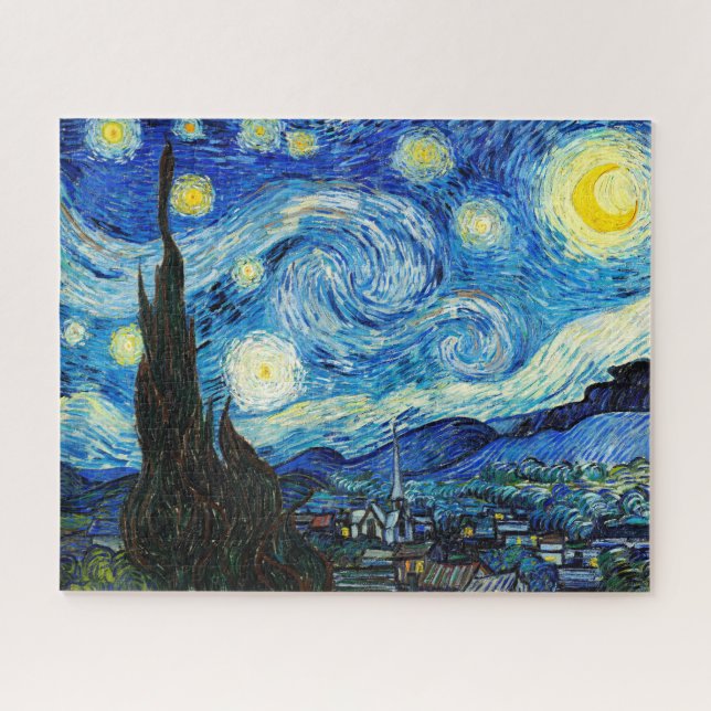 Puzzle La noche estrellada de Vincent Van Gogh (Horizontal)