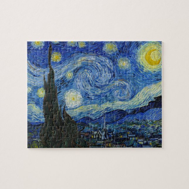 Puzzle La noche estrellada de Vincent van Gogh (Horizontal)