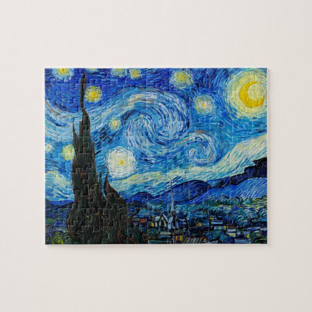 Puzzle La noche estrellada de Vincent Van Gogh (Horizontal)