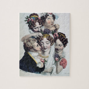 Puzzle La novia, c.1820 (litho)