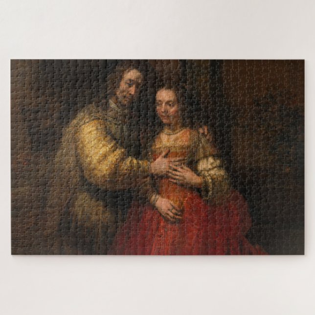 Puzzle La novia judía (por Rembrandt) (Horizontal)