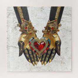 Puzzle La oferta - Corazón en manos