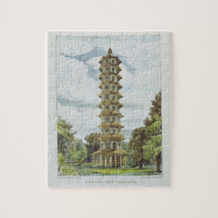 Puzzle La pagoda, Kew cultiva un huerto, platea 9 de los
