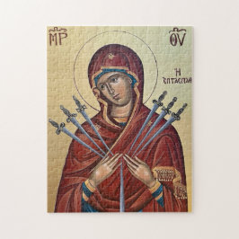 Puzzle La Panagia de las Siete Espadas Icono Ortodoxo