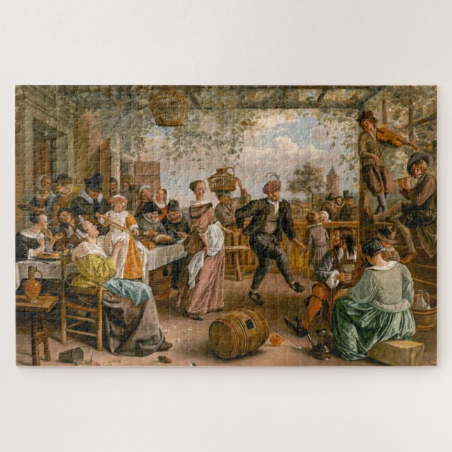 Puzzle La pareja bailarina de Jan Steen (Horizontal)