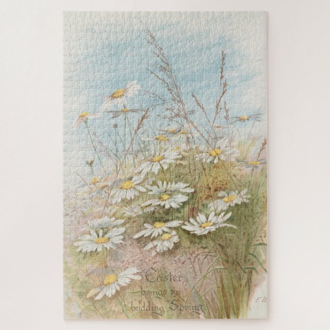 Puzzle "La Pascua trae la primavera floreciendo"  (Vertical)