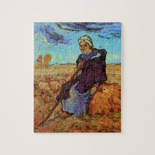 Puzzle La pastora (según Millet) por Vincent van Gogh