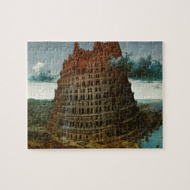 Puzzle La pequeña torre de Babel de Pieter Bruegel (Horizontal)