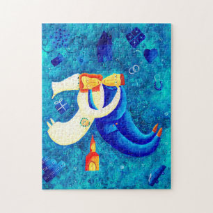 Puzzle La pintura Boda del arte contemporáneo
