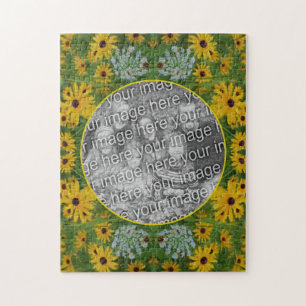 Puzzle La pintura de Black Eyed Susan Daisy añade tu foto