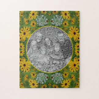 Puzzle La pintura de Black Eyed Susan Daisy añade tu foto