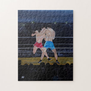 Puzzle La pintura de los boxeadores de Alfred Fox