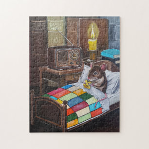 Puzzle La pintura La emisión de medianoche de Alfred Fox