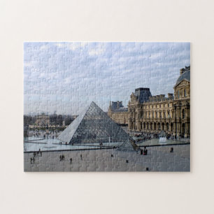 Puzzle La pirámide del Louvre - Jigsaw