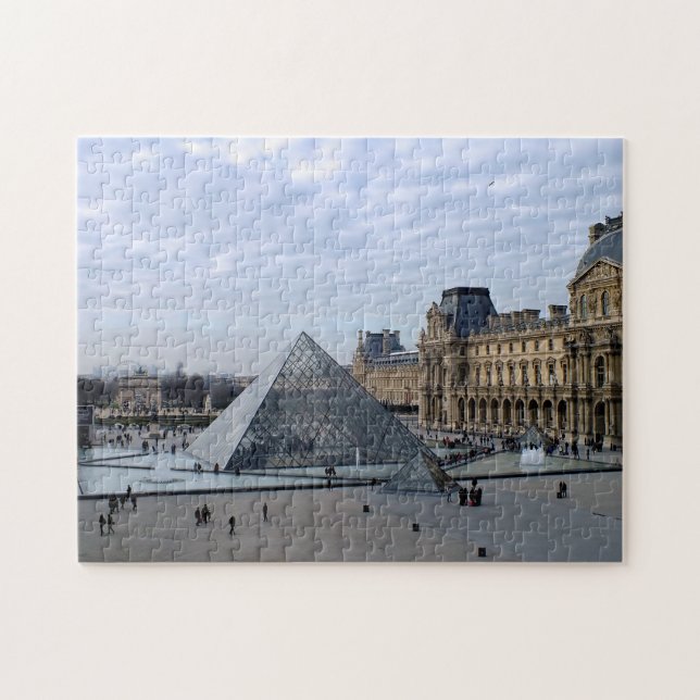 Puzzle La pirámide del Louvre - Jigsaw (Horizontal)