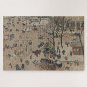 Puzzle La Place du Théâtre Français (1898) de Pissarro