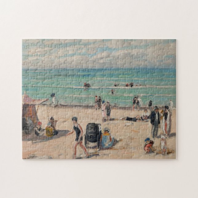 Puzzle La Plage de Fort-Mahon | Albert André (Horizontal)