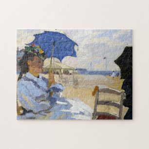 Puzzle La playa en Trouville Claude Monet