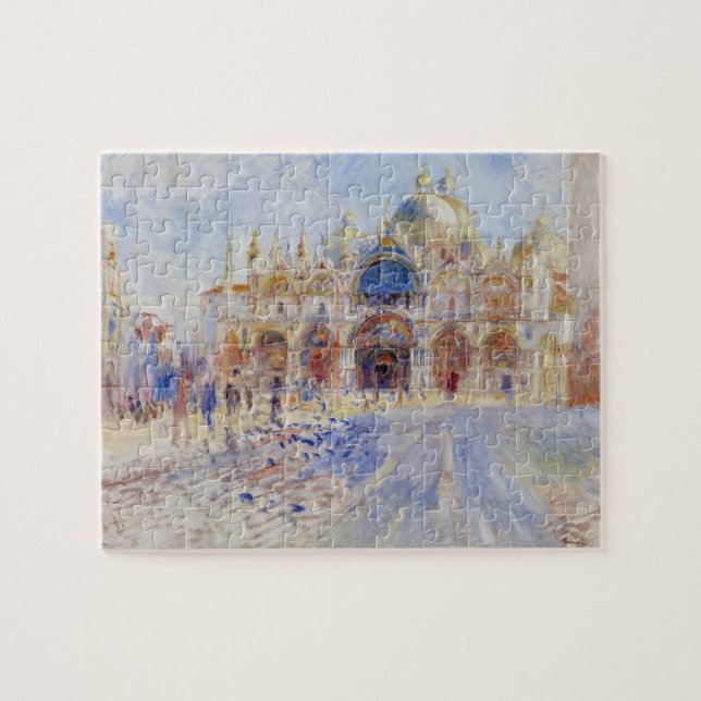 Puzzle La plaza San Marco, Venecia, 1881 (aceite en lona) (Horizontal)