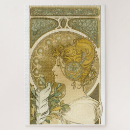 Puzzle La Plume de Alphonse Mucha