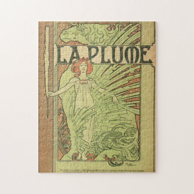 Puzzle La Plume De Alphonse Mucha (Vertical)