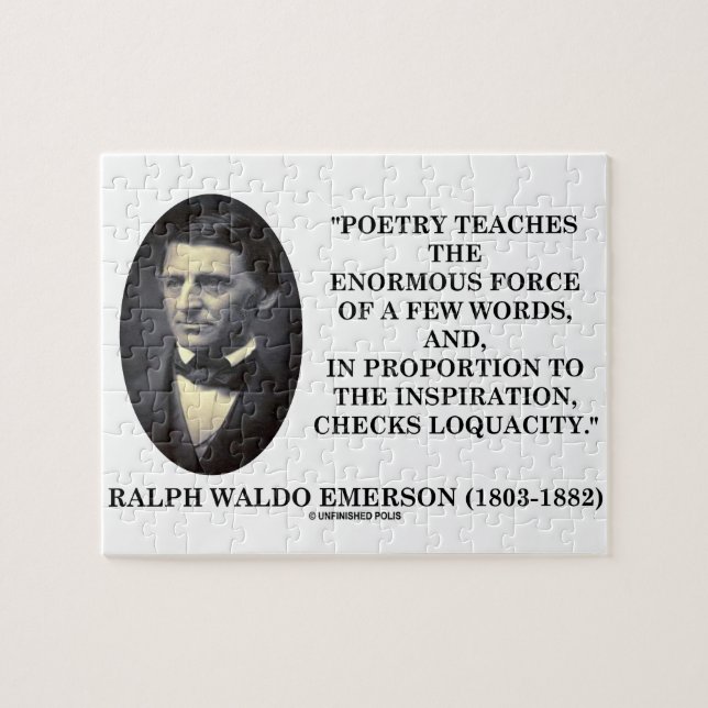 Puzzle La poesía enseña a la fuerza enorme de la cita de (Horizontal)